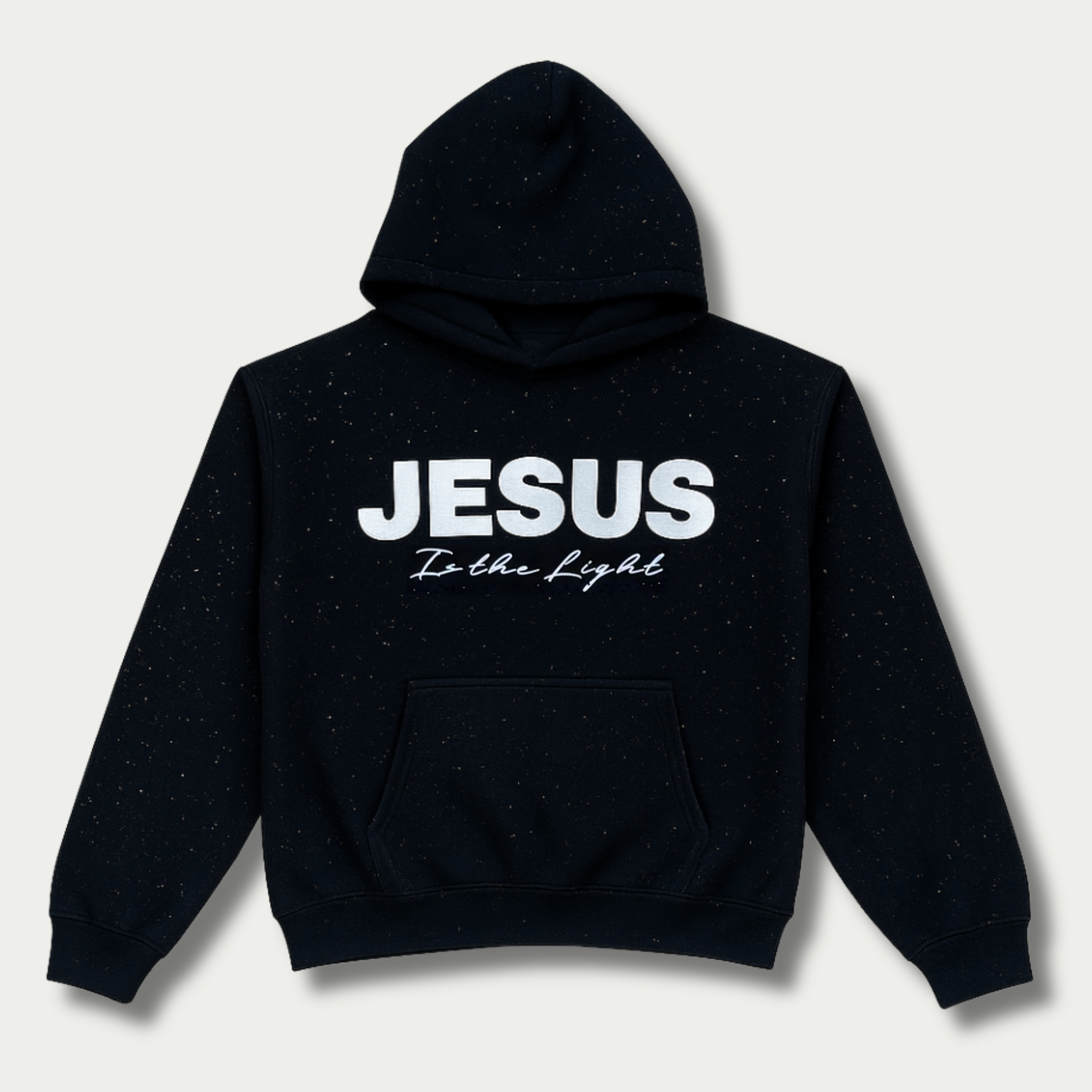 Jesus is The Light Rhinestone Hoodie