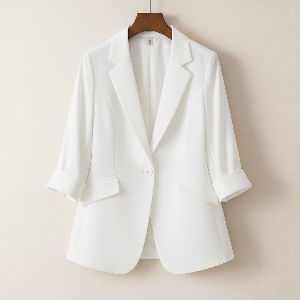 Clara Linen–Silk Blazer