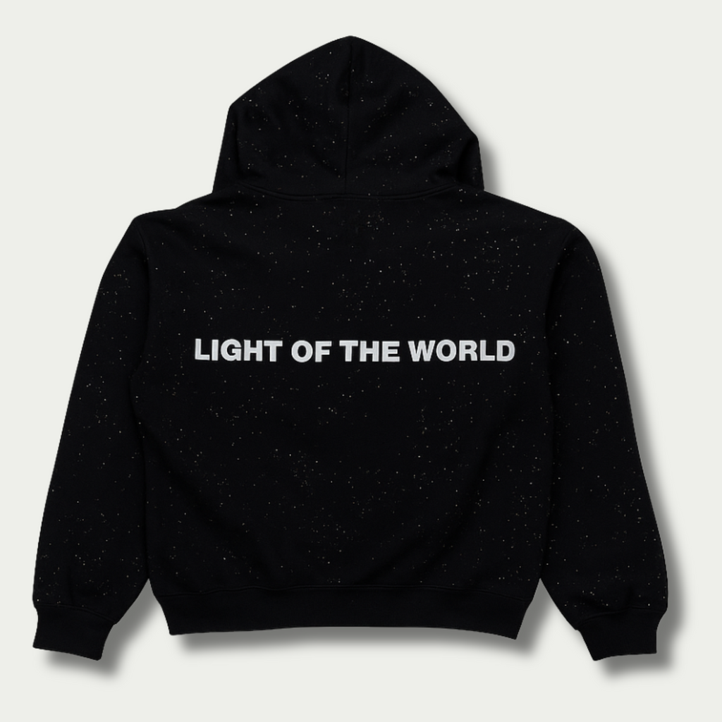 Jesus is The Light Rhinestone Hoodie
