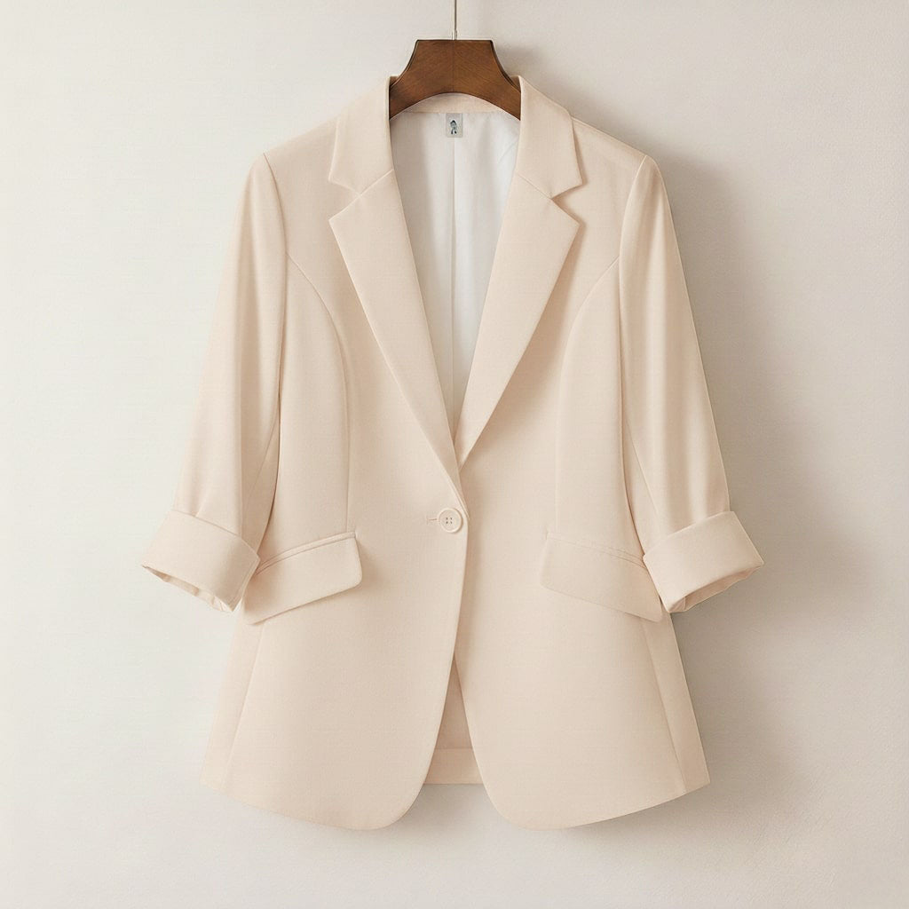 Clara Linen–Silk Blazer