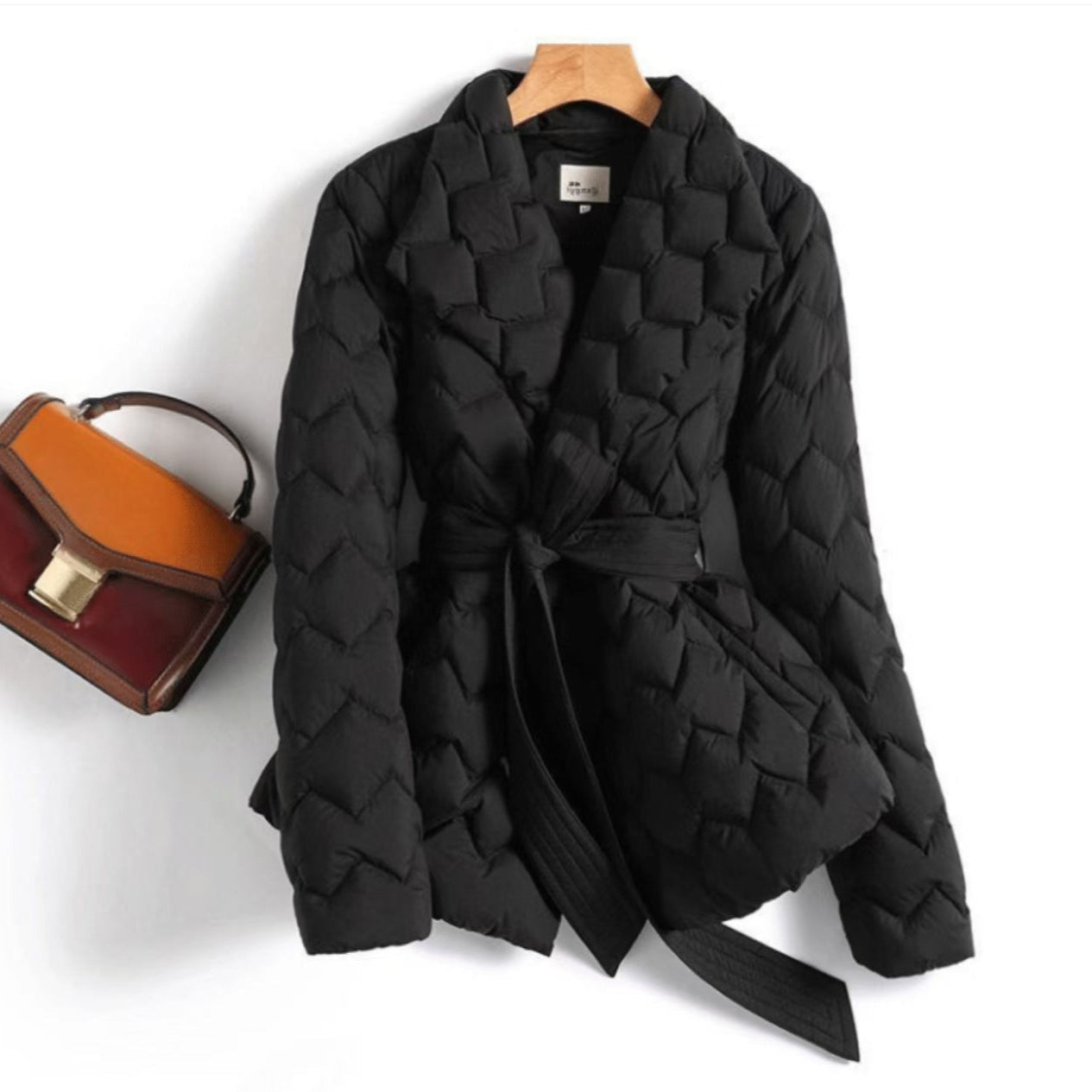 Mariela Quilted Wrap Jacket