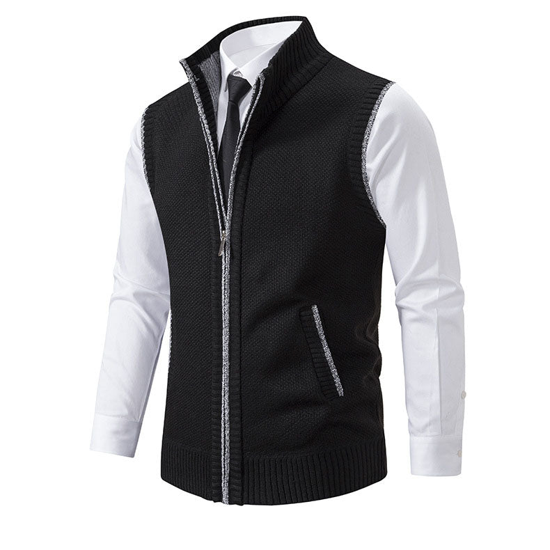 Adrián Knitted Zip Vest