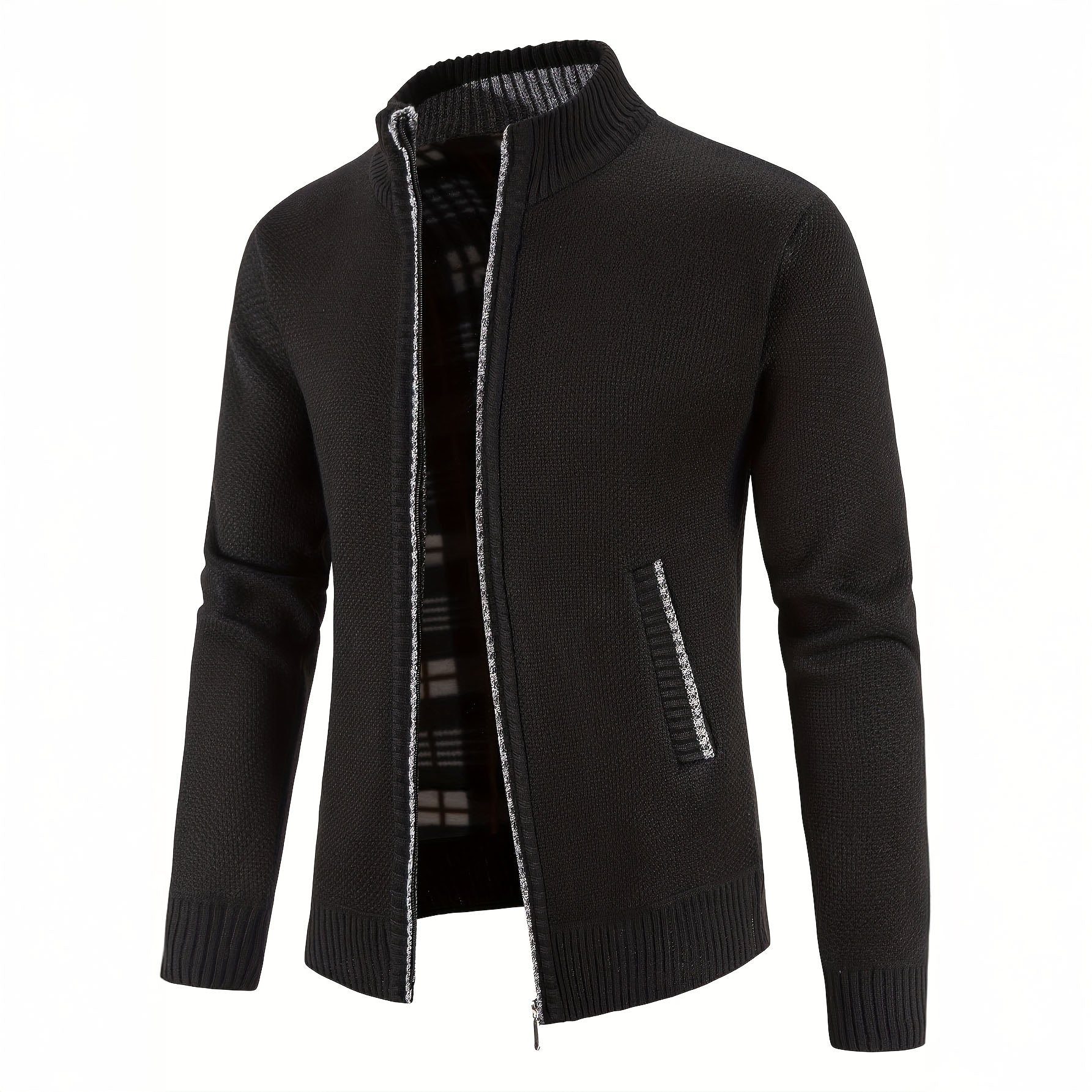 Sandro Zip Knit Jacket
