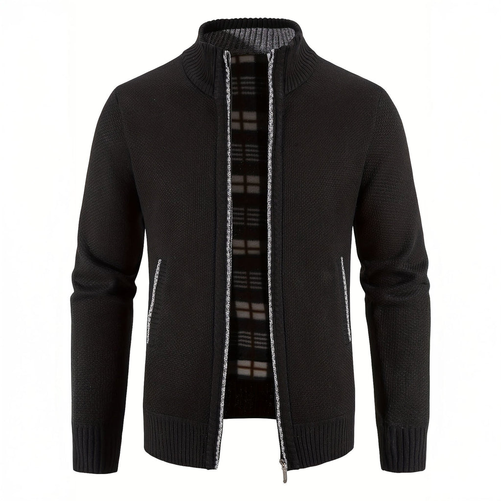 Sandro Zip Knit Jacket