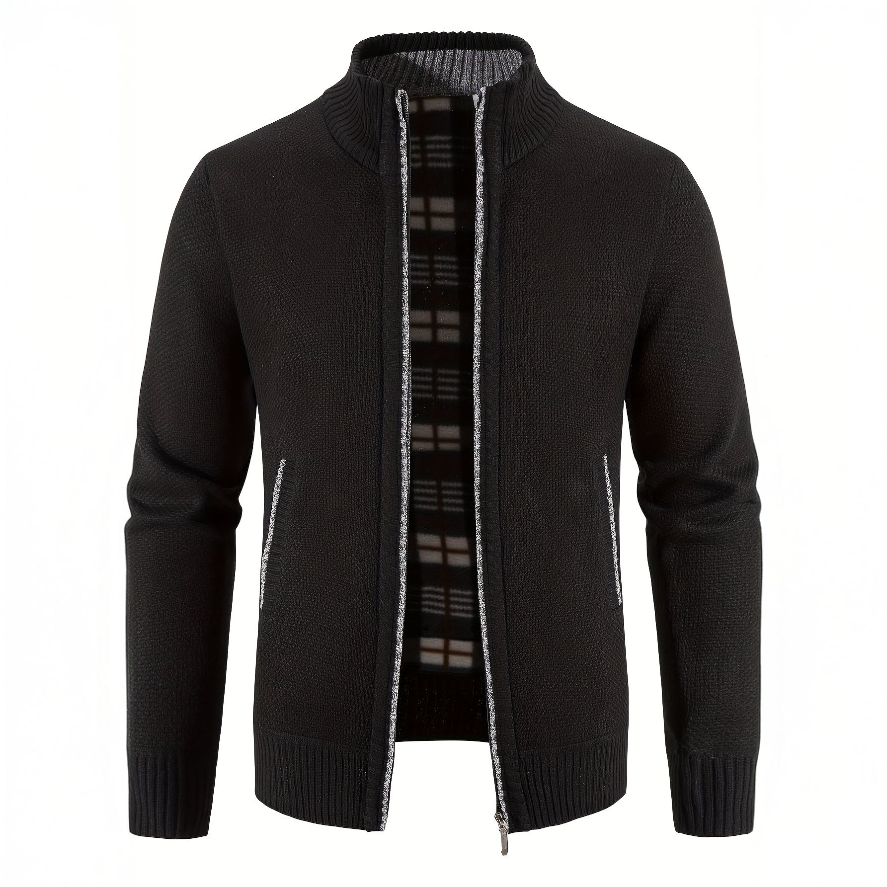 Sandro Zip Knit Jacket
