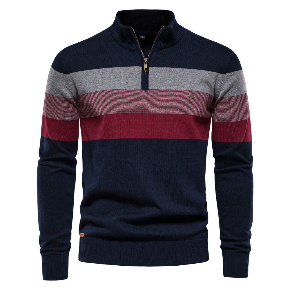 Marco Cotton Half-Zip Sweater