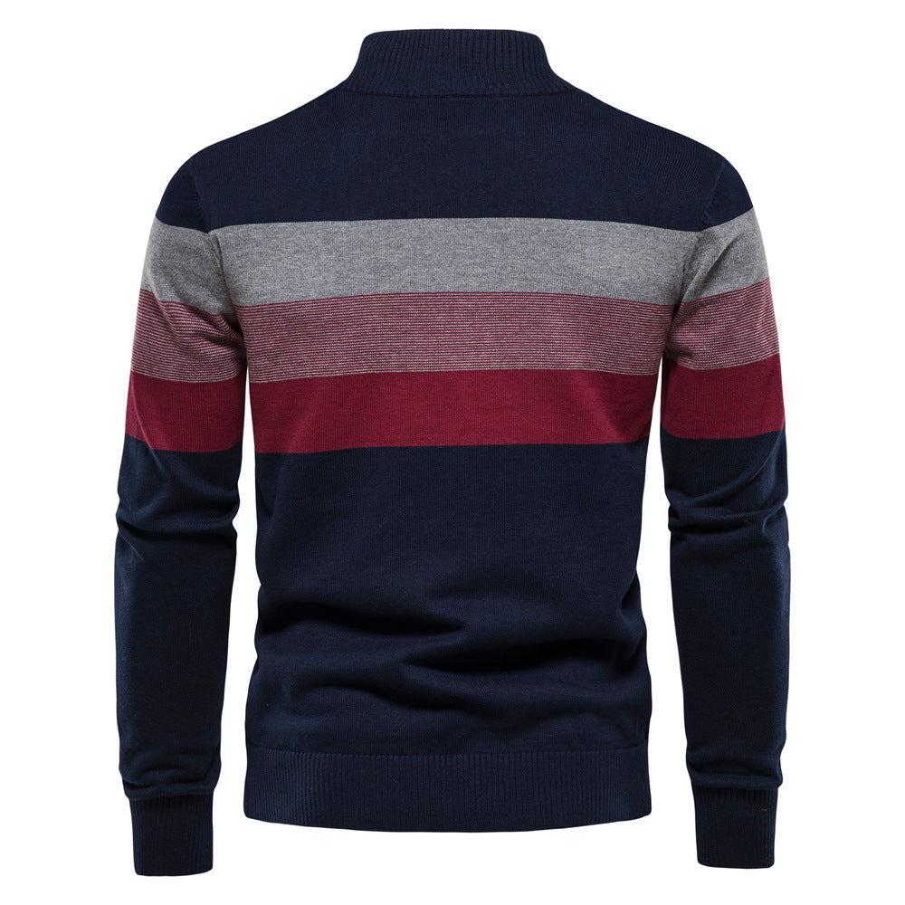 Marco Cotton Half-Zip Sweater