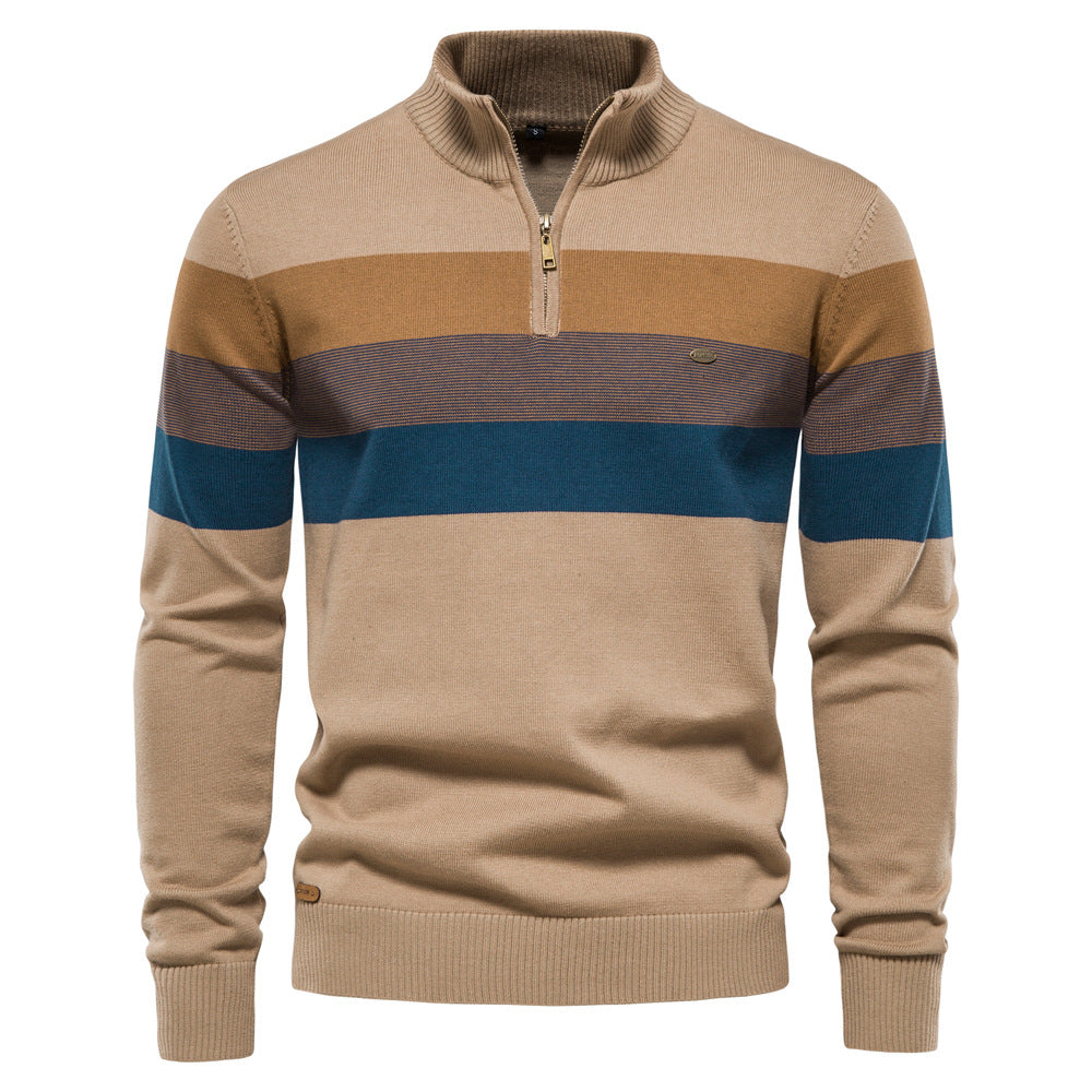 Marco Cotton Half-Zip Sweater