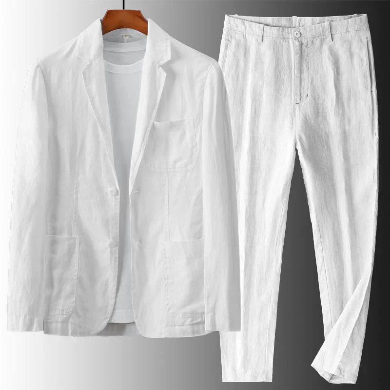 Rinaldo Linen Blend Suit Set