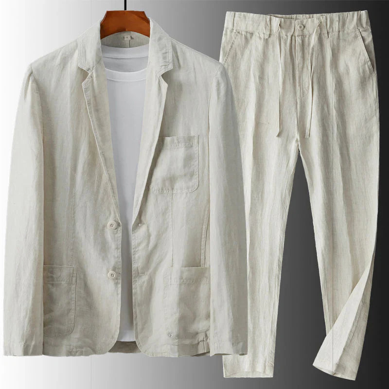 Rinaldo Linen Blend Suit Set
