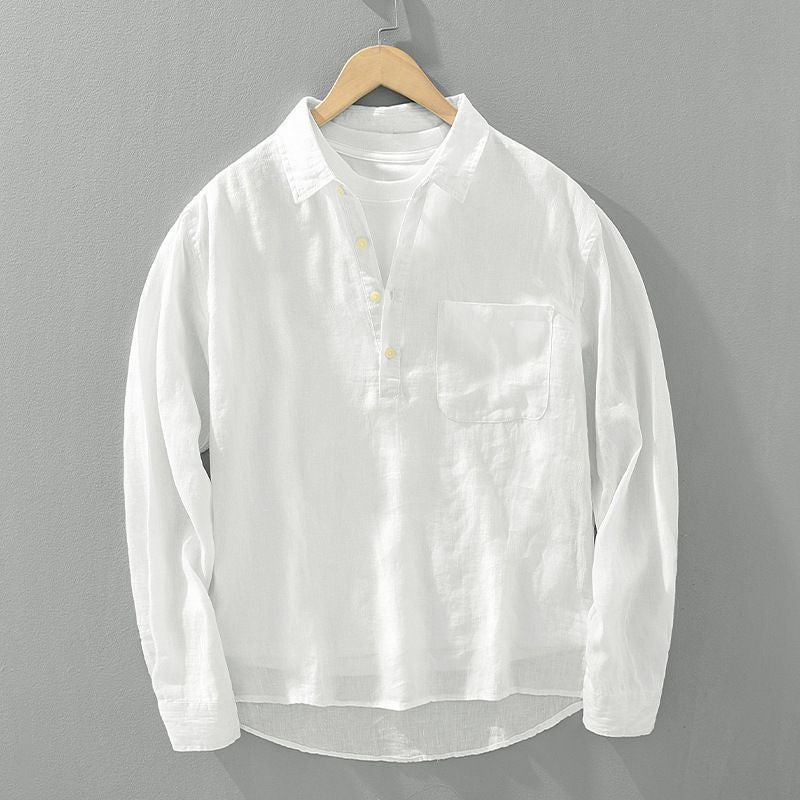 Kyoto Linen Pullover Shirt