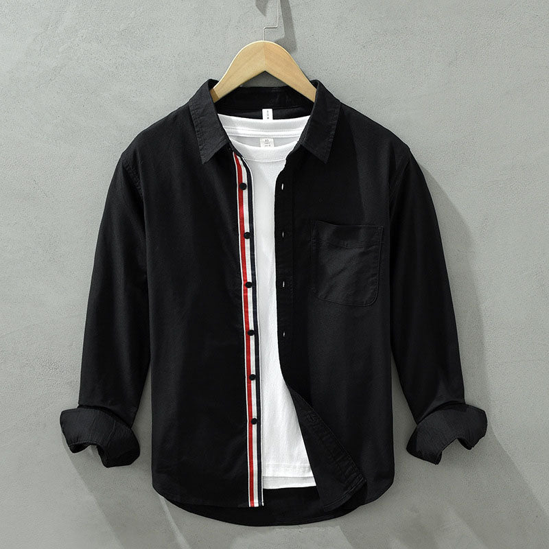 Mathis Contrast Placket Shirt
