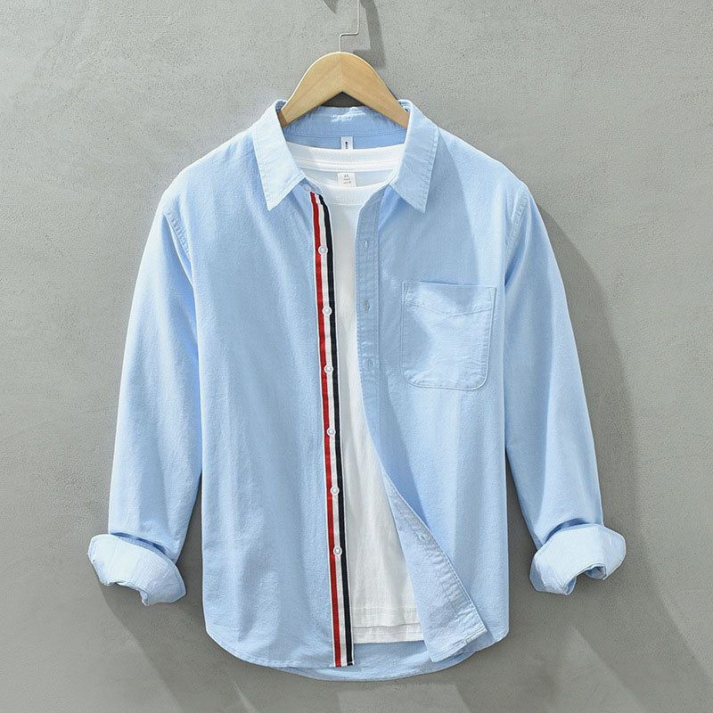 Mathis Contrast Placket Shirt