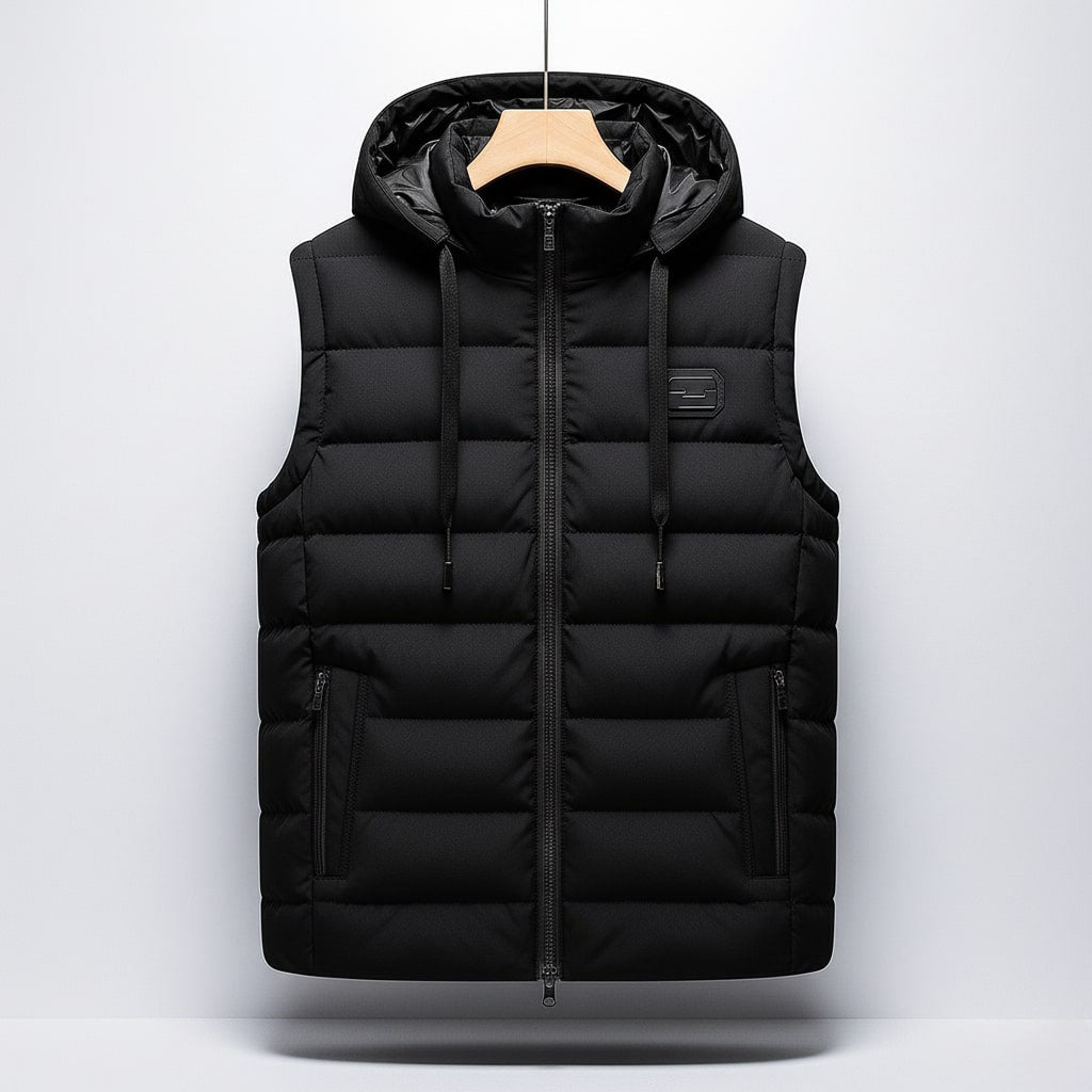 Matteo Quilted Hooded Vest