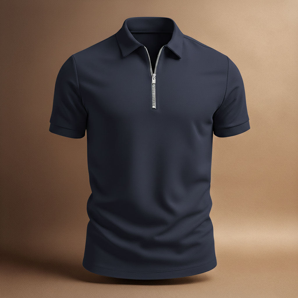Alessio Zip Polo Shirt